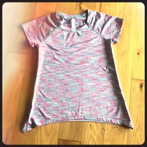 Blue and pink 90 degrees t-shirt